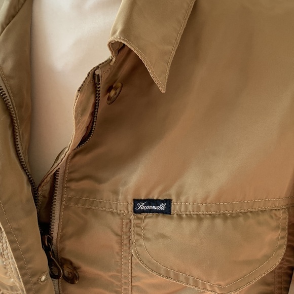 Faconnable Olive Green Bomber Jacket - size medium - Picture 2 of 10